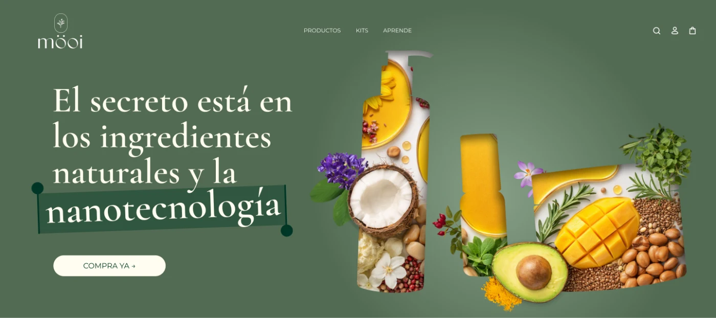 Ingredientes naturales, alimento real para tu cabello